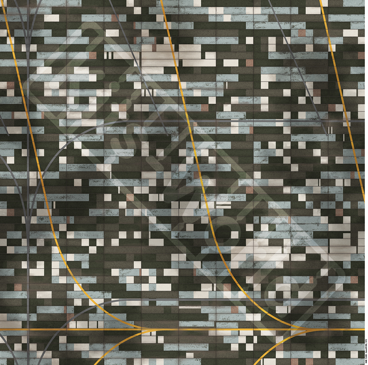 Kitsworld Diorama Adhesive Base 1:72nd scale - Korat RTAFB- 1972 KWB 72-495 Korat RTAFB, 1972 GPS- 14º55’47.83” N  102º04’45.01” E (General location) 